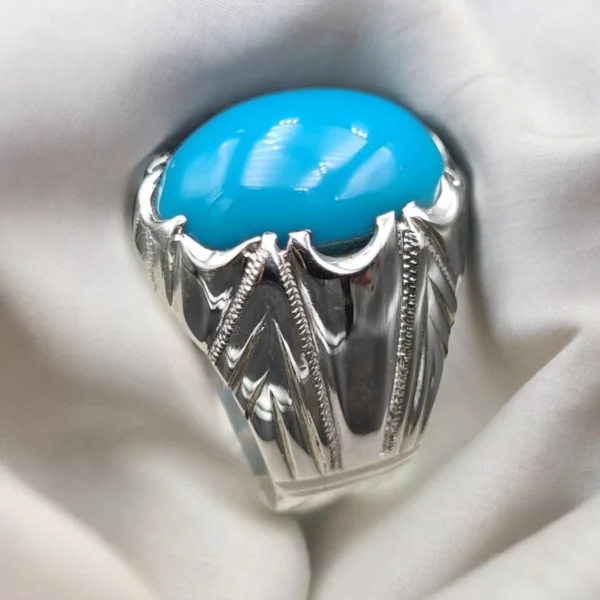 Men's Turquoise Ring - A Bold Statement of Individuality