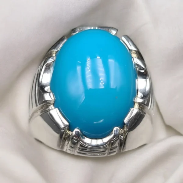 Men's Turquoise Ring - A Bold Statement of Individuality