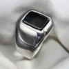 Men's Black Yemeni Aqeeq Ring