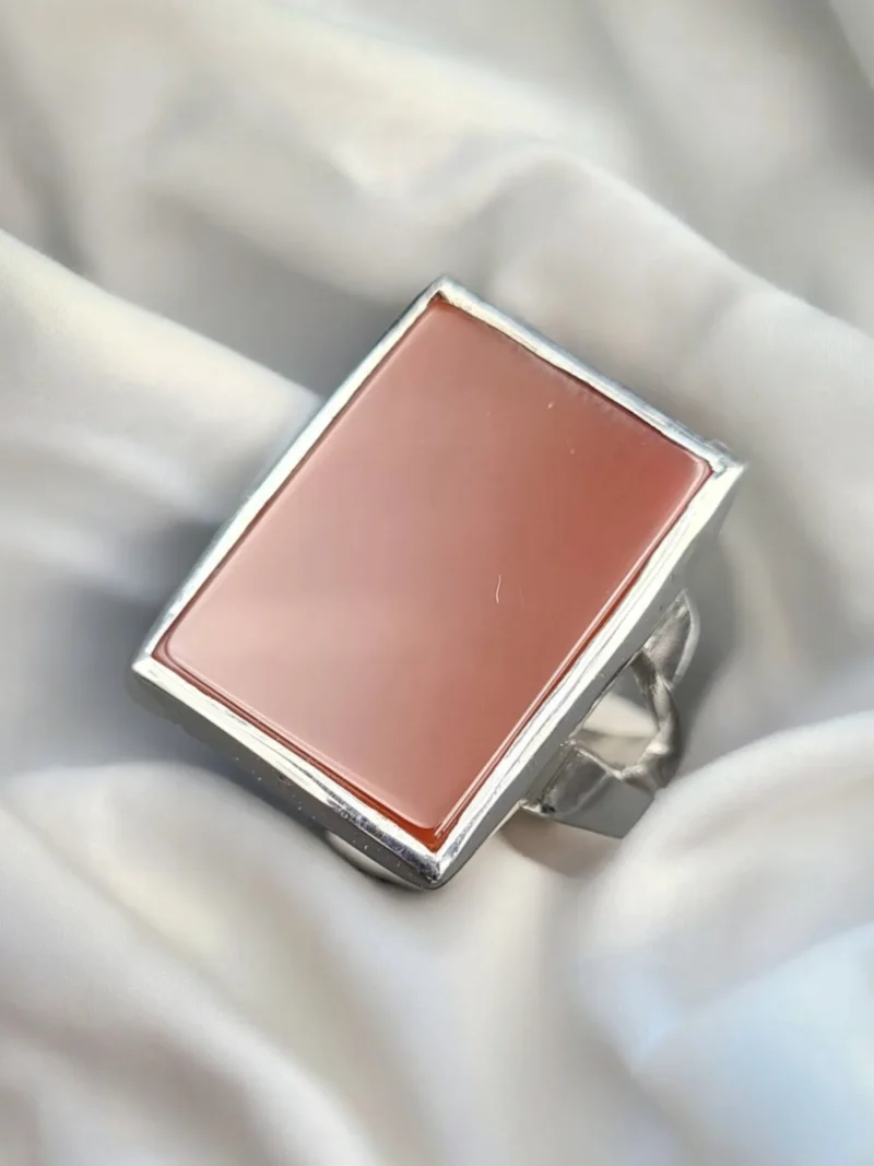 Brown Yemeni Aqeeq Ring