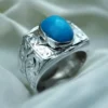 Men's Designer Turquoise Rings