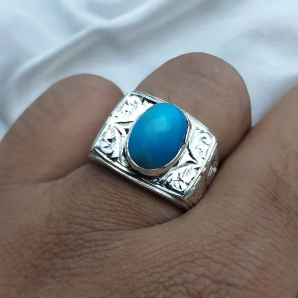 Men's Designer Turquoise Rings