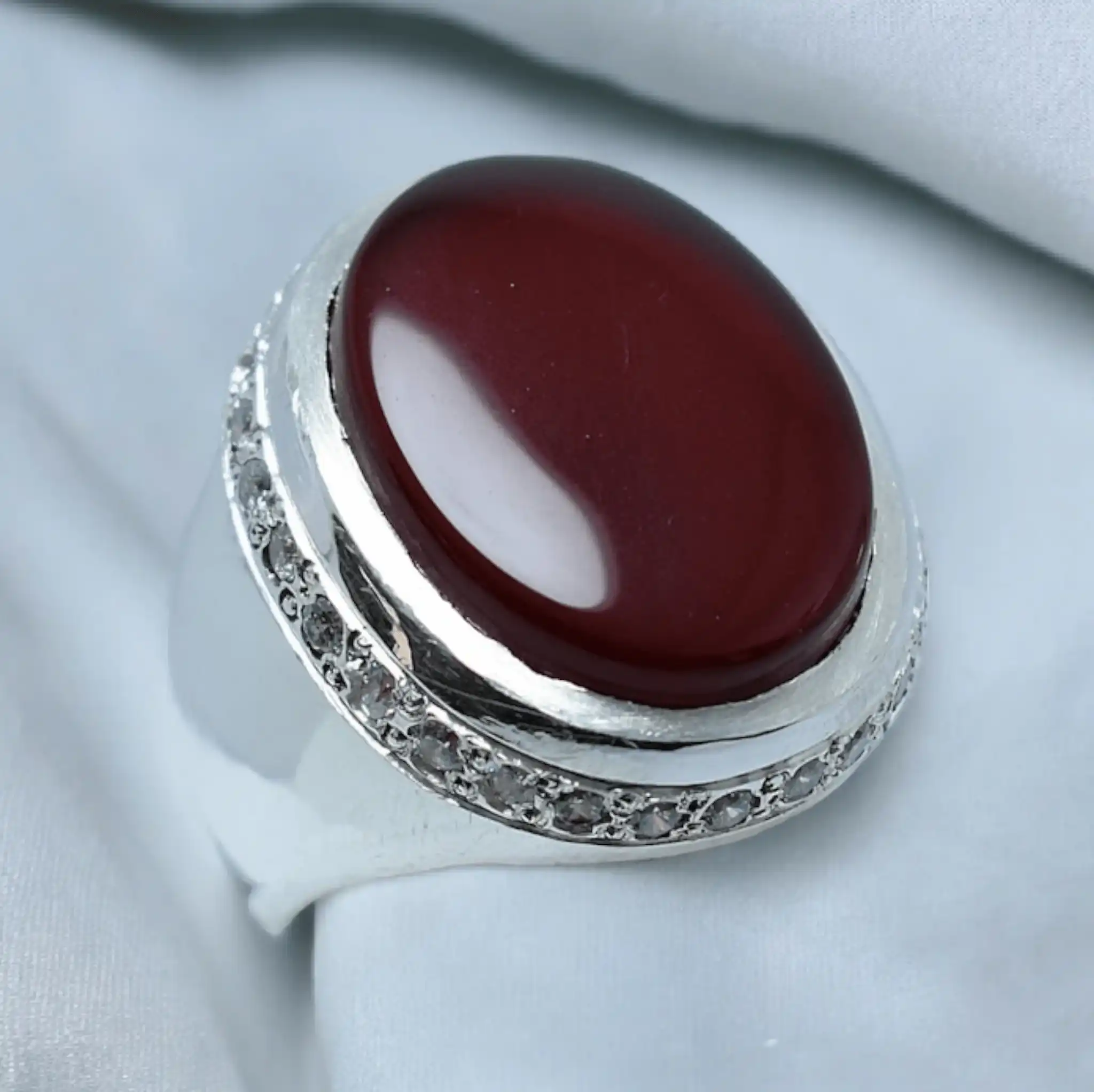 unique aqeeq ring
