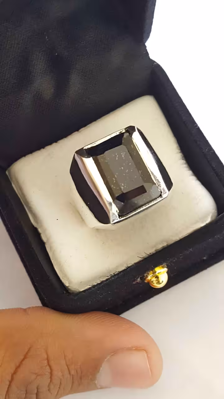 mens garnet ring