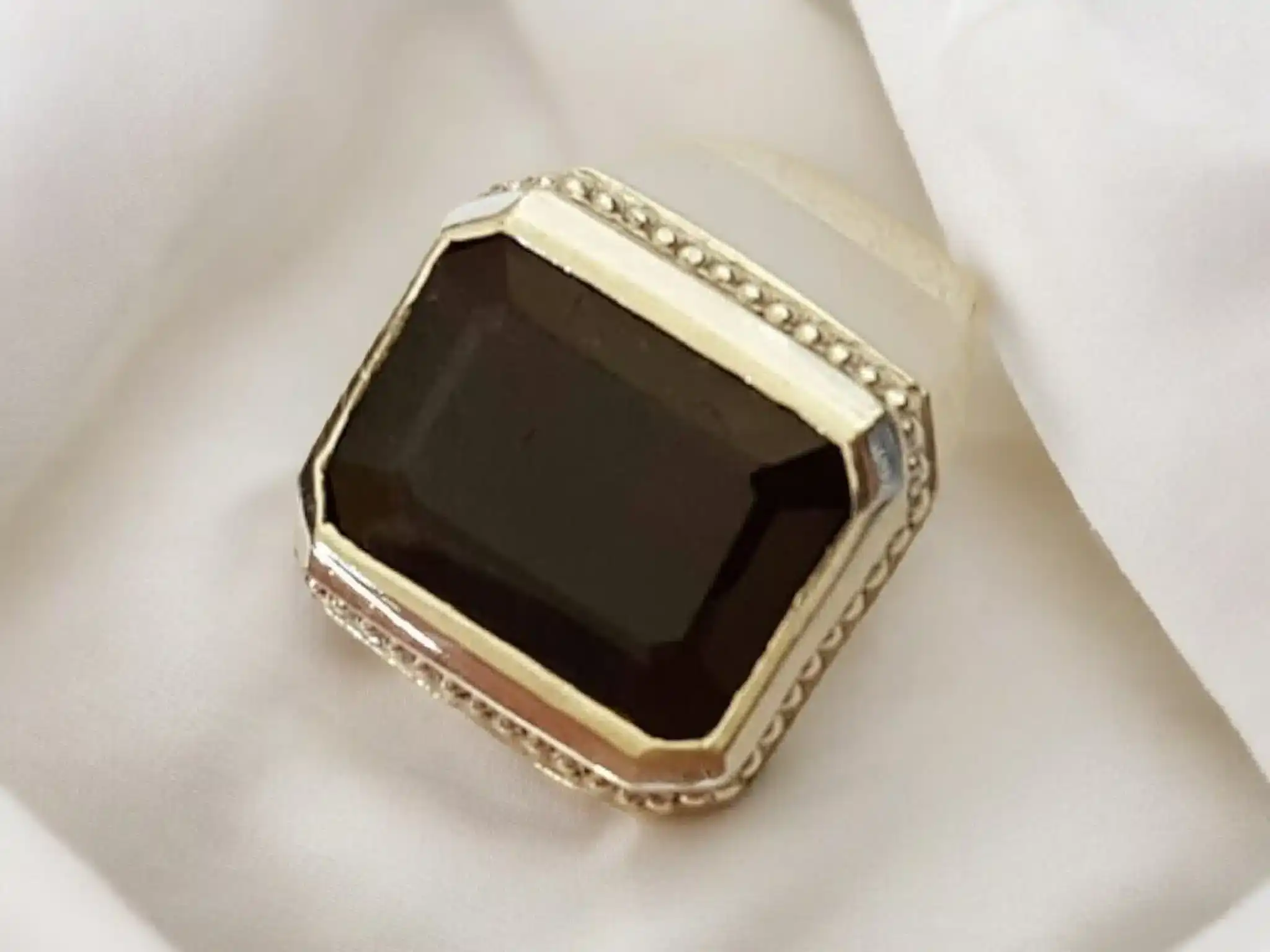 Men'S Red Garnet Ring In 925 Sterling Silver 1 Red Garnet Ring Mens