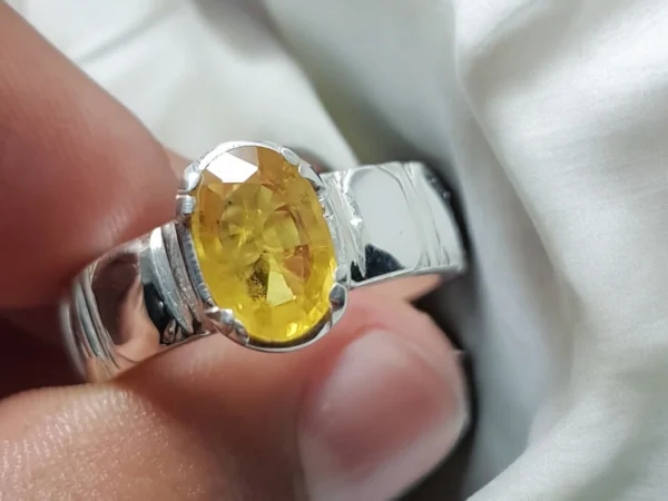 yellow sapphire ring