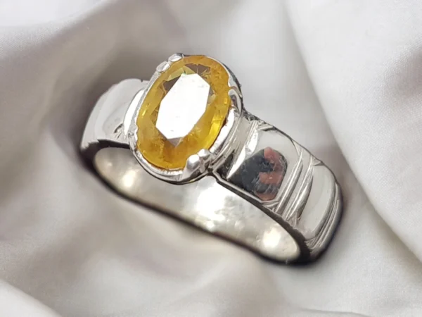 yellow sapphire ring