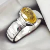 yellow sapphire ring