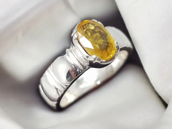 yellow sapphire ring