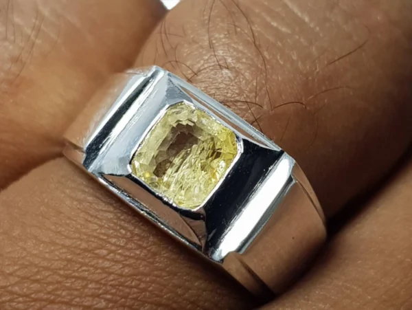 yellow sapphire ring