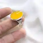 mens aqeeq stone ring