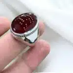 yemeni agate ring