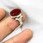 mens agate ring