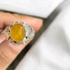 ring yellow sapphire