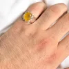 ring yellow sapphire