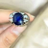 blue sapphire ring