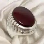 black yemeni aqeeq ring mens