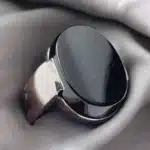 Black Aqeeq Rings Men Yemeni