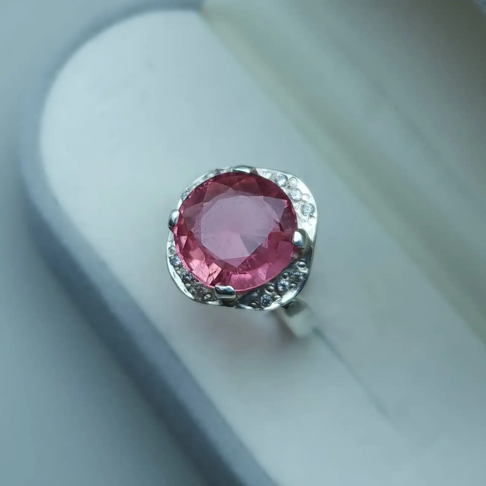 Women Tourmaline Ring , Natural Untreated Tourmaline Stone 4 Il 1588Xn.4521210985 Ttev Compressed