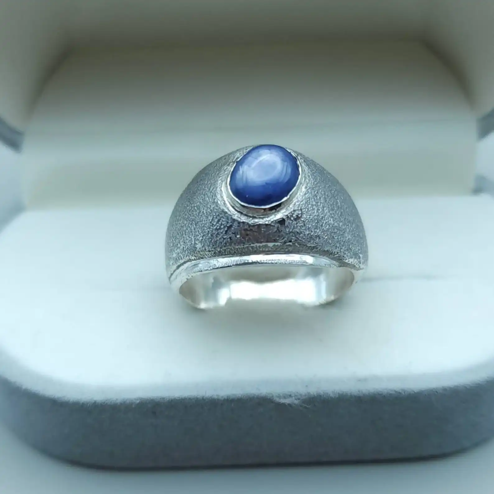 Natural Star Sapphire Ring For Men 925 Sterling Silver 2 Il 1588Xn.4564681959 H5Vq Compressed