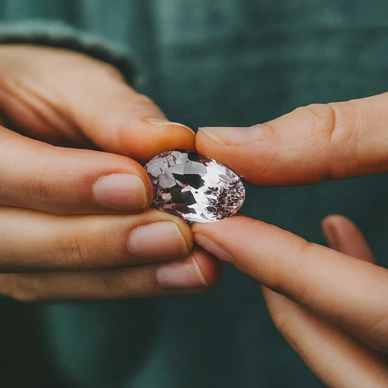 ancient gemstone on a hand, Ringswear