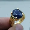 Real Sapphire Ring In 21k Yellow Gold Shop Now