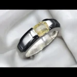 mens yellow sapphire ring