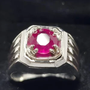 Unique Mens Ruby Ring Real Ruby Stone Shop Now