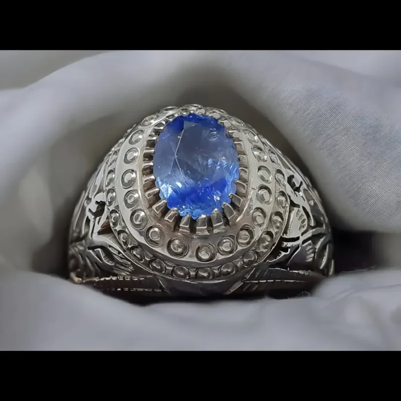 Sparkling Ceylon Sapphire Ring Blue Sapphire Stone Buy Now