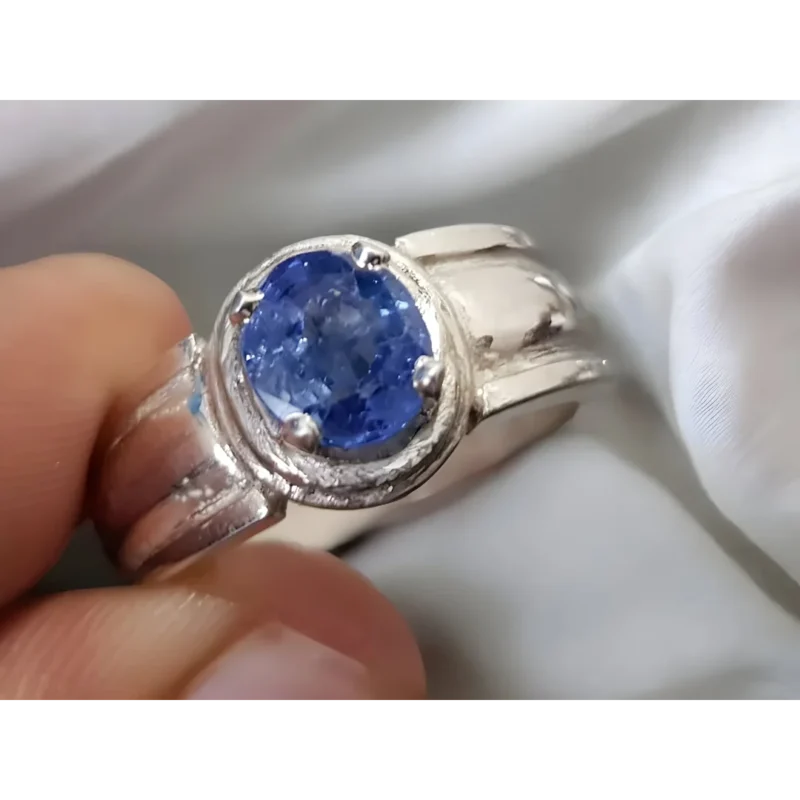 Ceylon Sapphire Ring 1.45 Carats Neelam Rings Buy Now