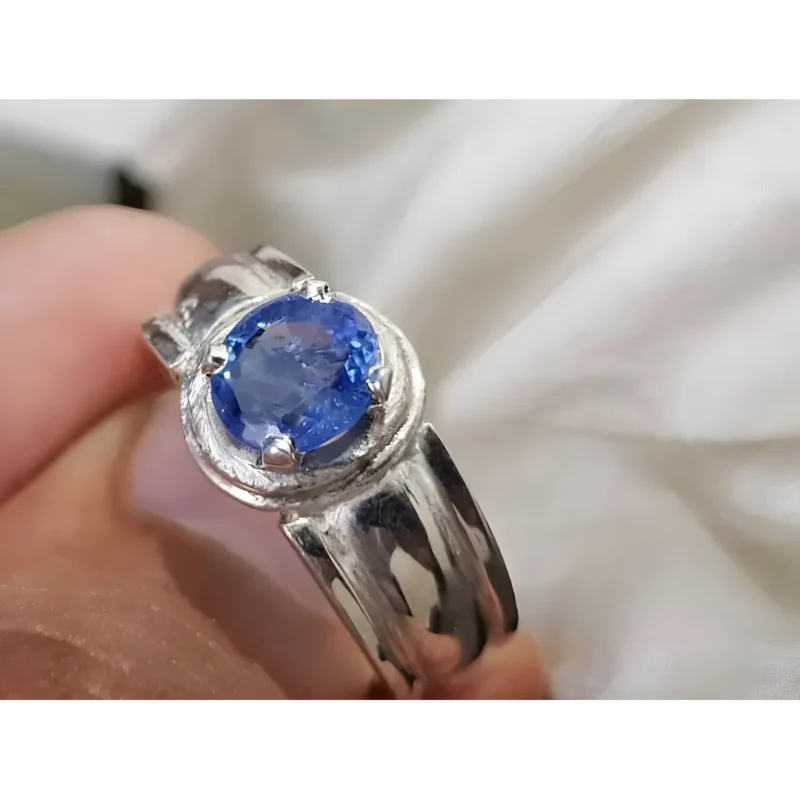 Ceylon Sapphire Ring 1.45 Carats Neelam Rings Buy Now