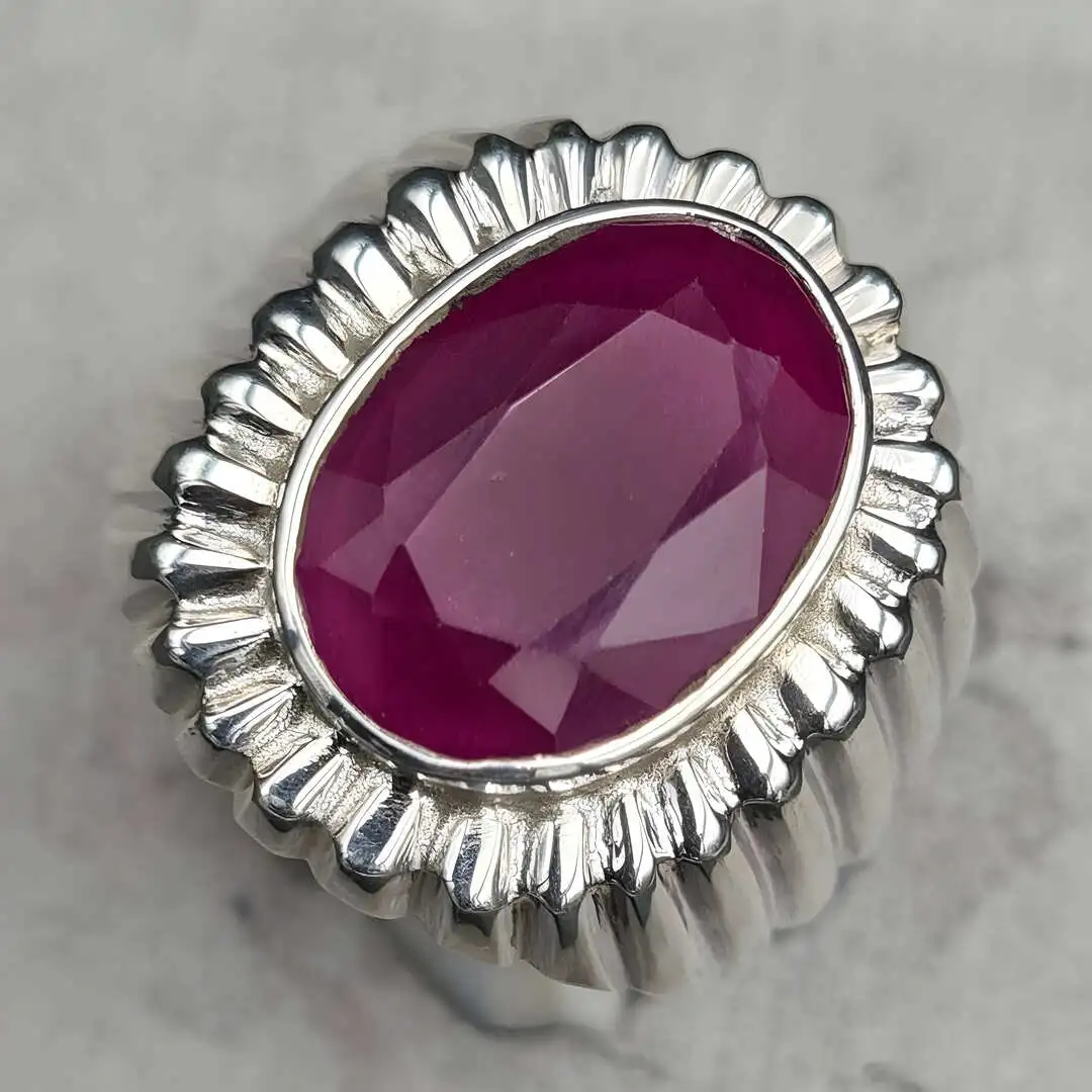 Red Ruby Ring Real Yaqoot Ring Buy Now