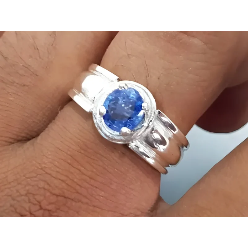 Ceylon Sapphire Ring 1.45 Carats Neelam Rings Buy Now