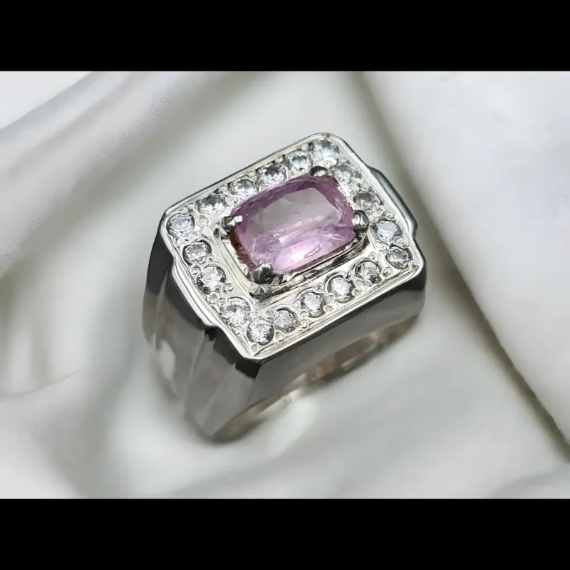 Pink Sapphire Ring Men Ceylon Pink Sapphire Shop Now