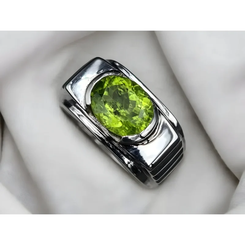 Peridot Ring Men Natural Peridot Stone Shop Now