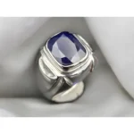 Royal Blue Sapphire Stone Ring Mens Neelam Ring Buy