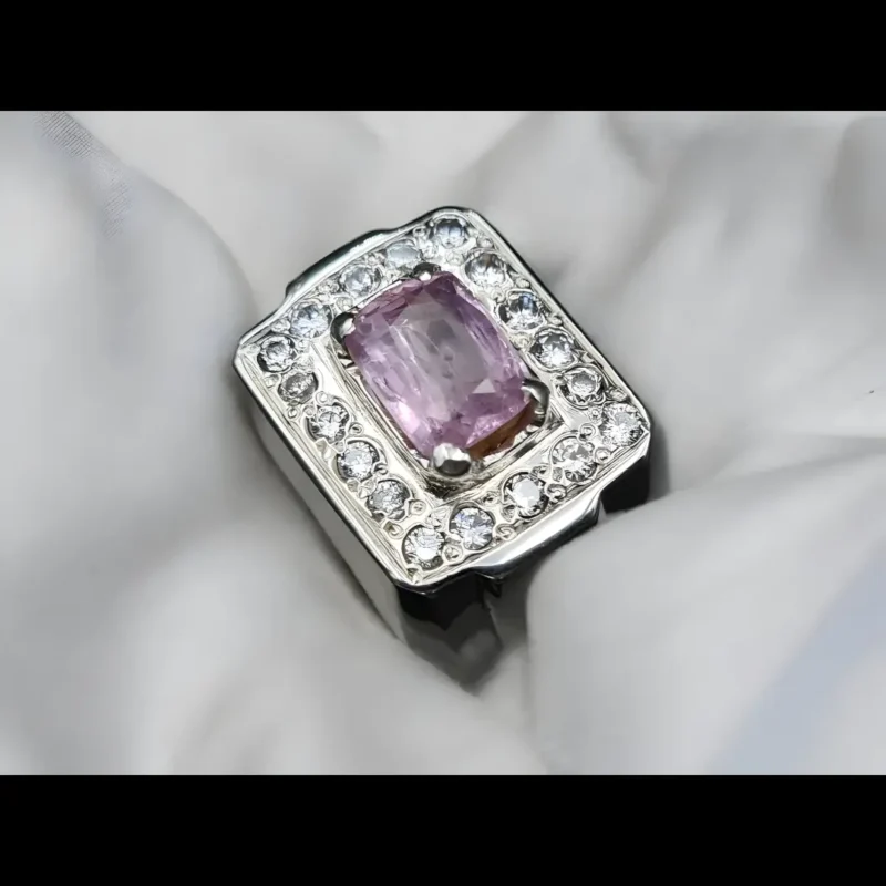 Pink Sapphire Ring Men Ceylon Pink Sapphire Shop Now