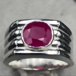 natural ruby gemstone ring