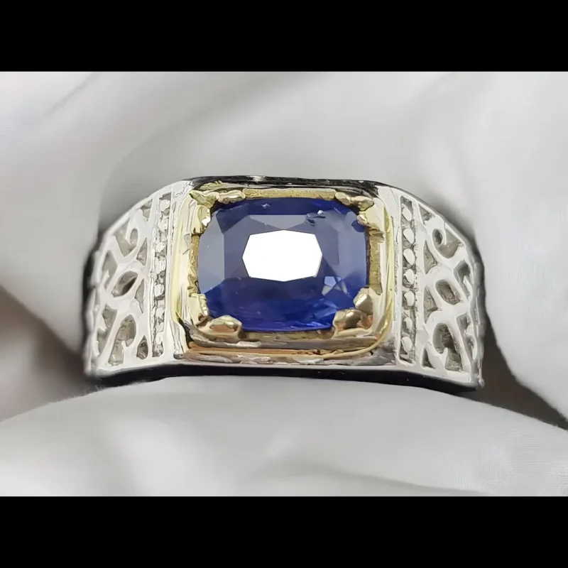 Real Ceylon Sapphire Ring Royal Blue Neelam Shop Now