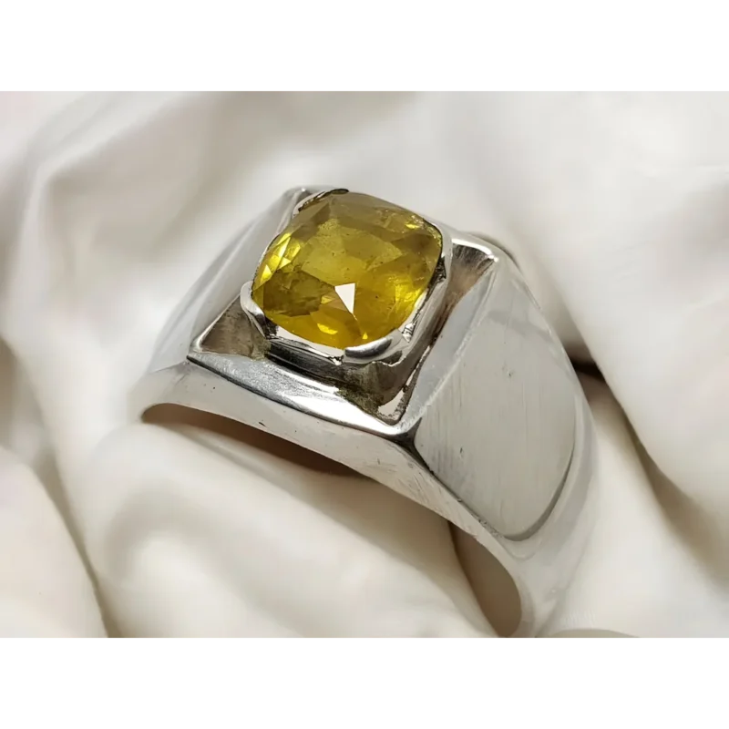 Yellow Sapphire Ring Men Pukhraj Rings Shop Now