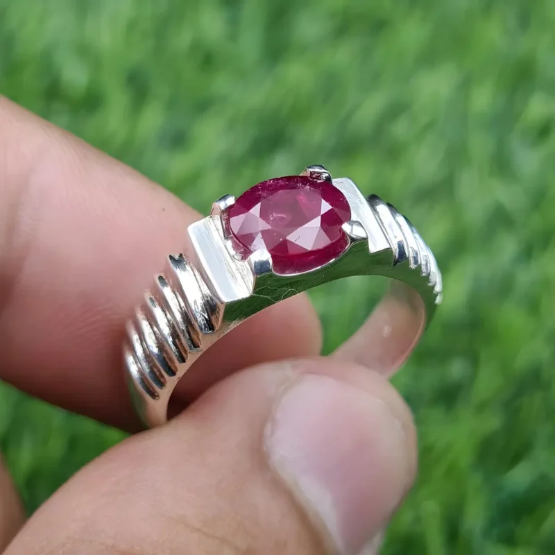 Real Ruby Ring Red Ruby Ring Natural Mens Ring Shop Now