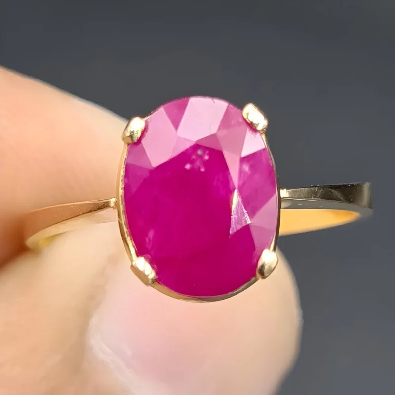14k Gold Ruby Ring Afghan Ruby In Gold Shop Now