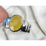 Yellow Sapphire Ring Men Ceylon Pukhraj Rings Shop now