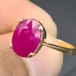 14k Gold Ruby Ring Afghan Ruby In Gold Shop Now