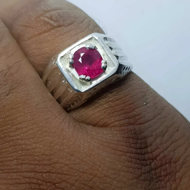 Handmade Red Ruby Ring Mens Ring Shop Today