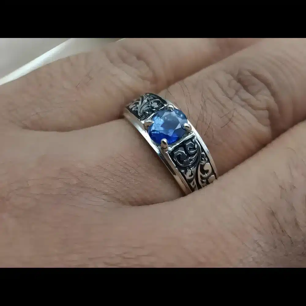 Cornflower Blue Ceylon Sapphire Ring Shop Now