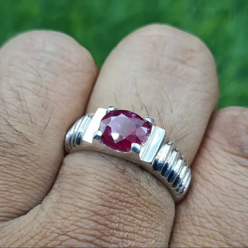 Real Ruby Ring Red Ruby Ring Natural Mens Ring Shop Now