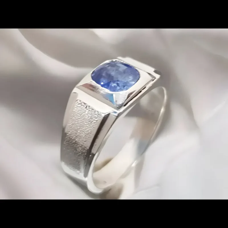 Real Blue Men's Natural Sapphire Rings Shop Collection