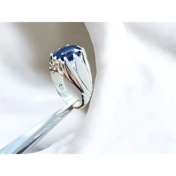 10 Carat Royal Blue Sapphire Ring Mens Shop Now