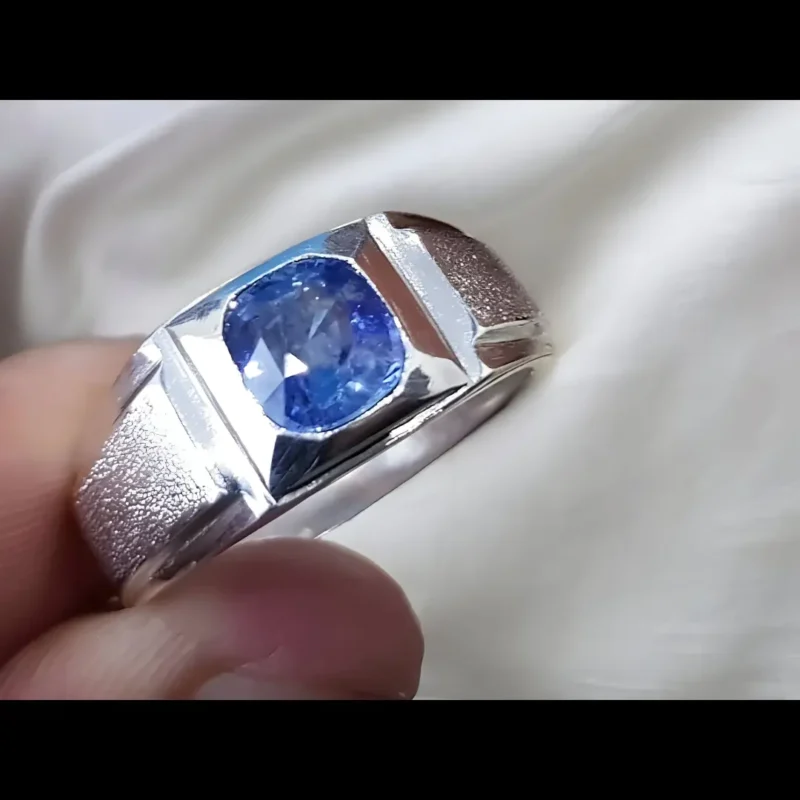 Real Blue Men's Natural Sapphire Rings Shop Collection